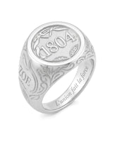 Heritage Crest Signet Ring | 1804 - ZOE