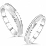 The Sweet Embrace Duo Wedding Ring Set