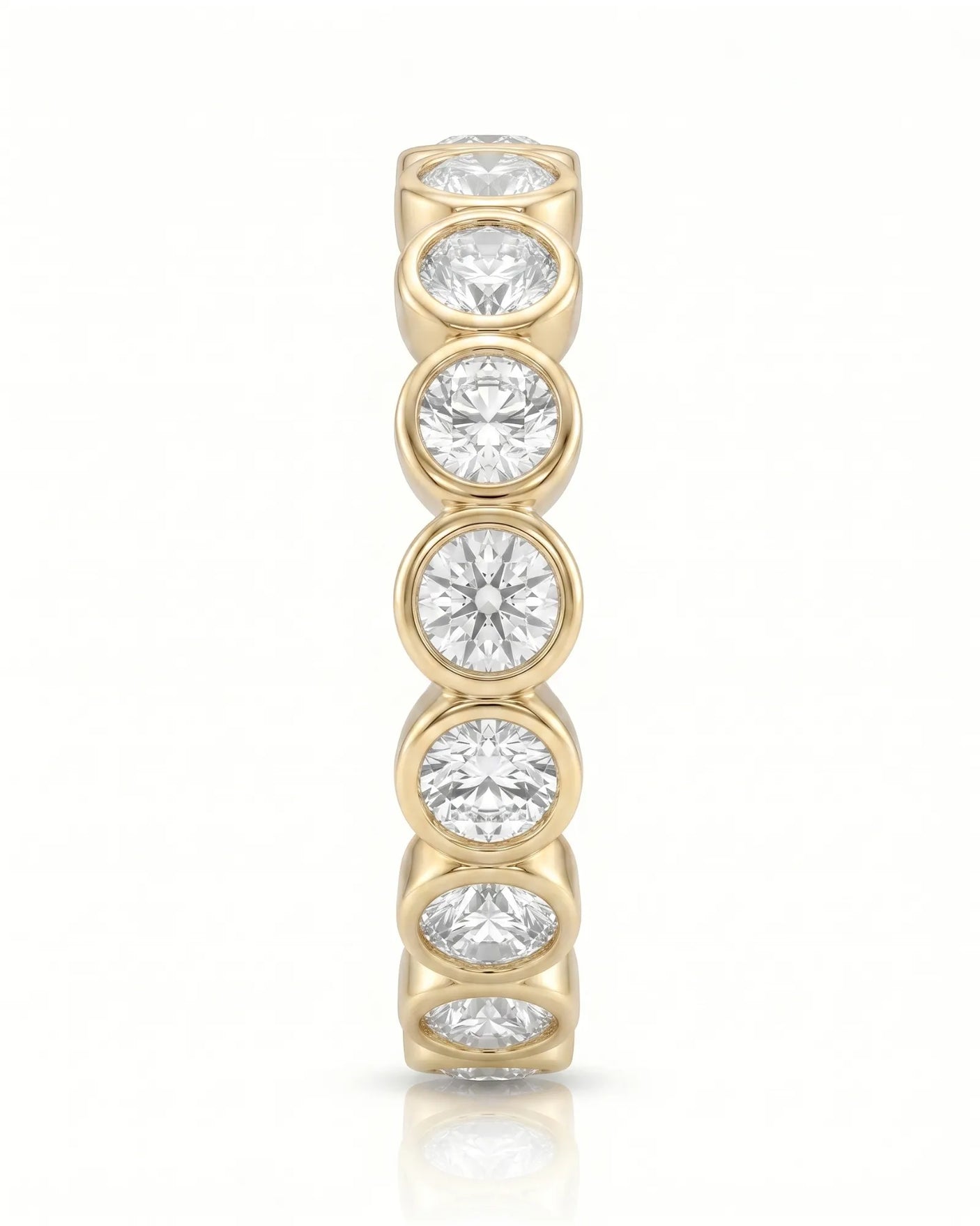 Diamond Wedding Band in White Gold