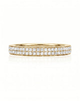 Diamond Infinity Band in Yellow Gold