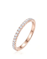 2mm Diamond Wedding Band in Yellow Gold