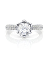 LAURE • Cushion Moissanite Yellow Ring