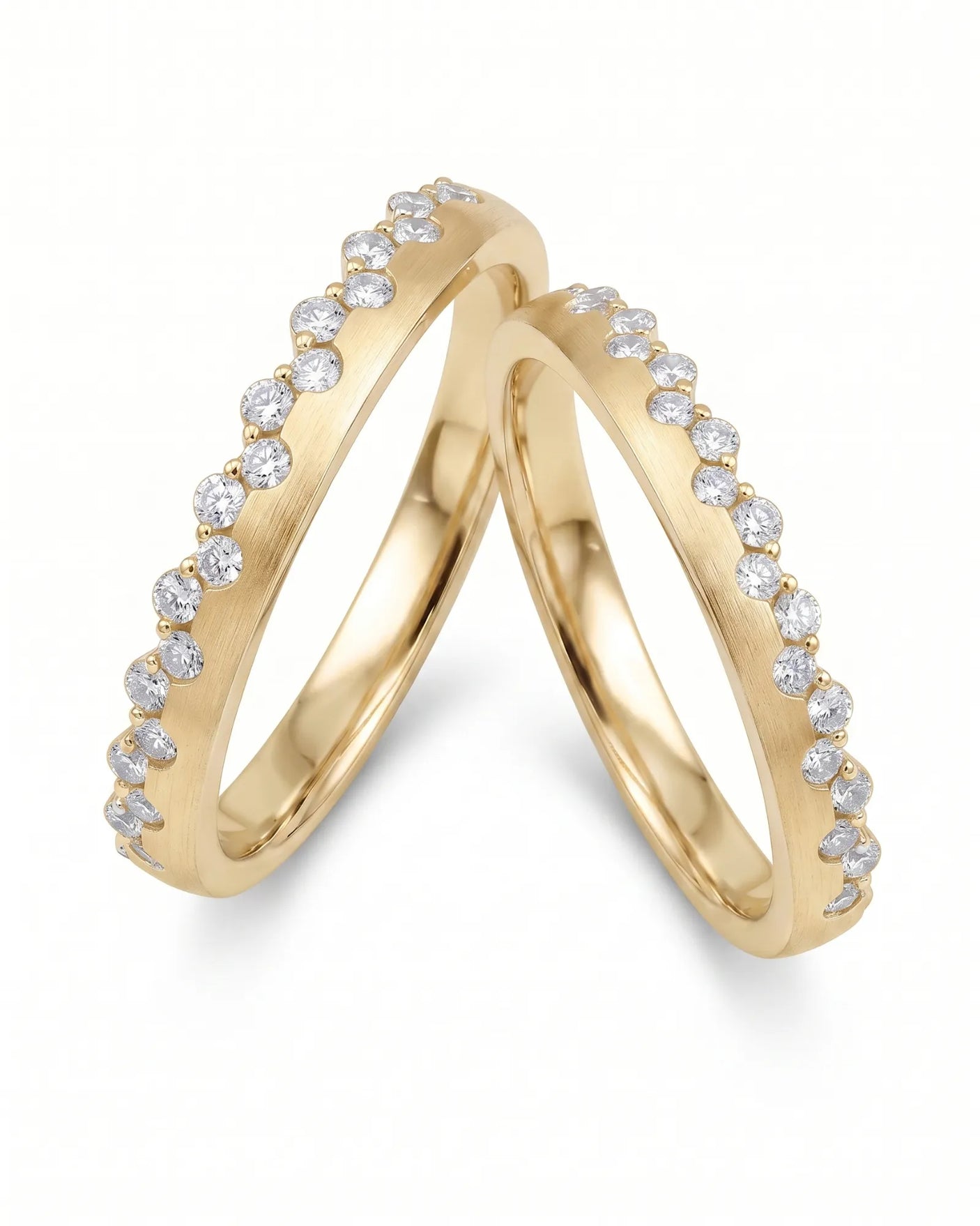 Princess Tiara Diamond Eternity Wedding Band