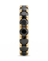 Black Natural Diamond Eternity Band
