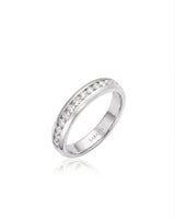 Channel Set Wedding Band in Yellow Gold