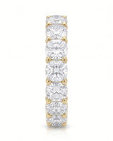Cushion Diamond Eternity Band in White Gold