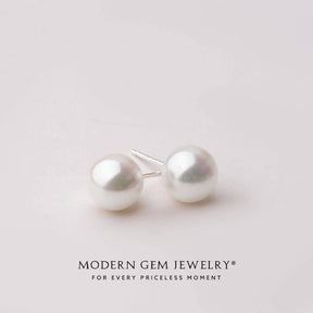 Classic Akoya Pearl Earrings | Modern Gem Jewelry