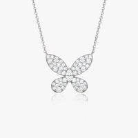 ALIETTA - Lab Diamond Butterfly Necklace · Mini & Grande