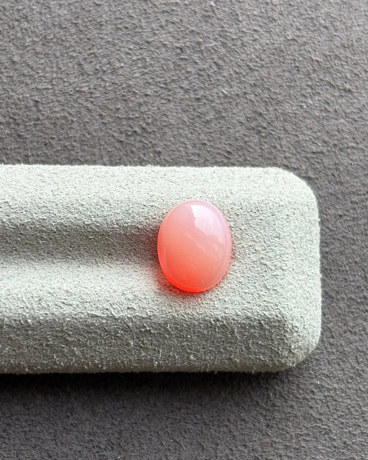 Alternate angle of Natural Ethiopian Pink Opal gemstone | SARATTI