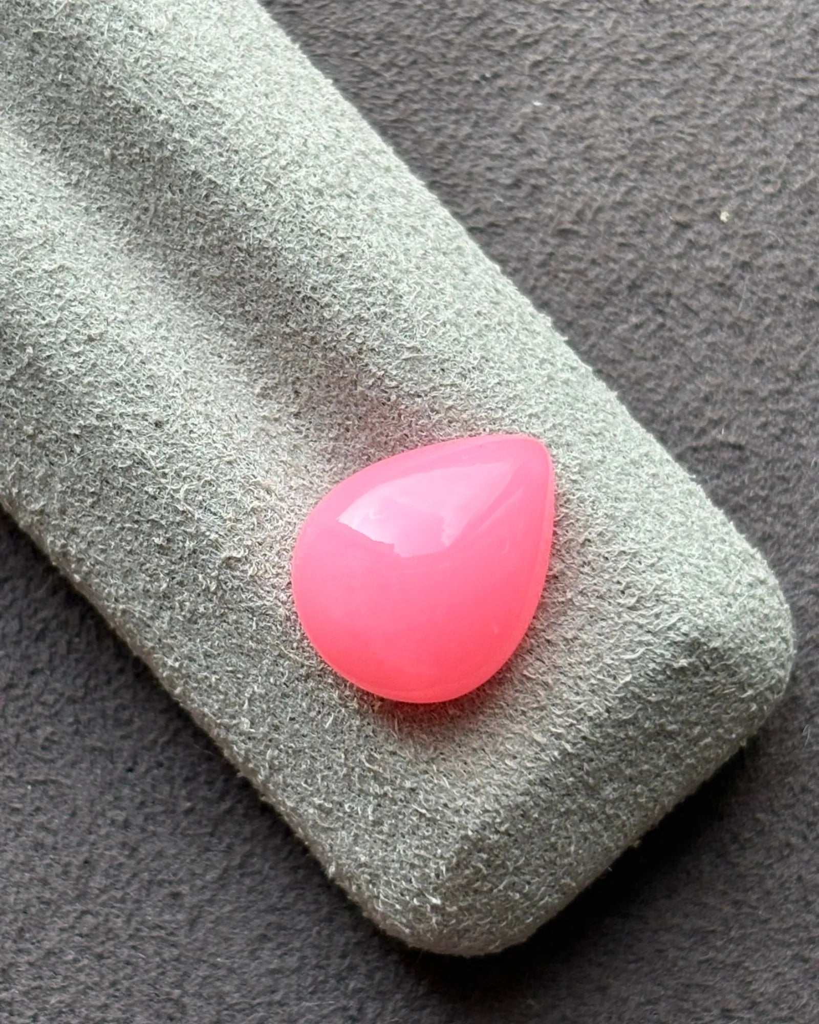 Alternate angle of Natural Ethiopian Pink Opal loose gemstone | SARATTI