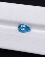 Angled view of 1.06ct Natural Santa Maria Aquamarine | SARATTI