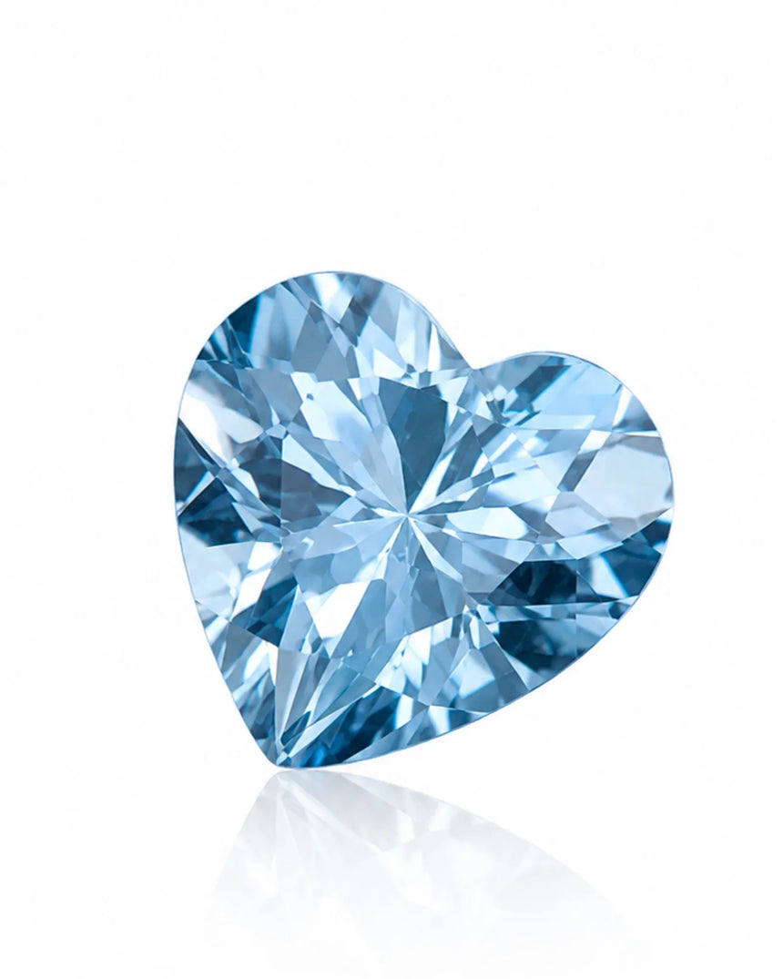 Angled view of 1.63ct Natural Santa Maria Aquamarine | SARATTI