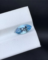 Angled view of 1.92ct Natural Santa Maria Aquamarine - SARATTI