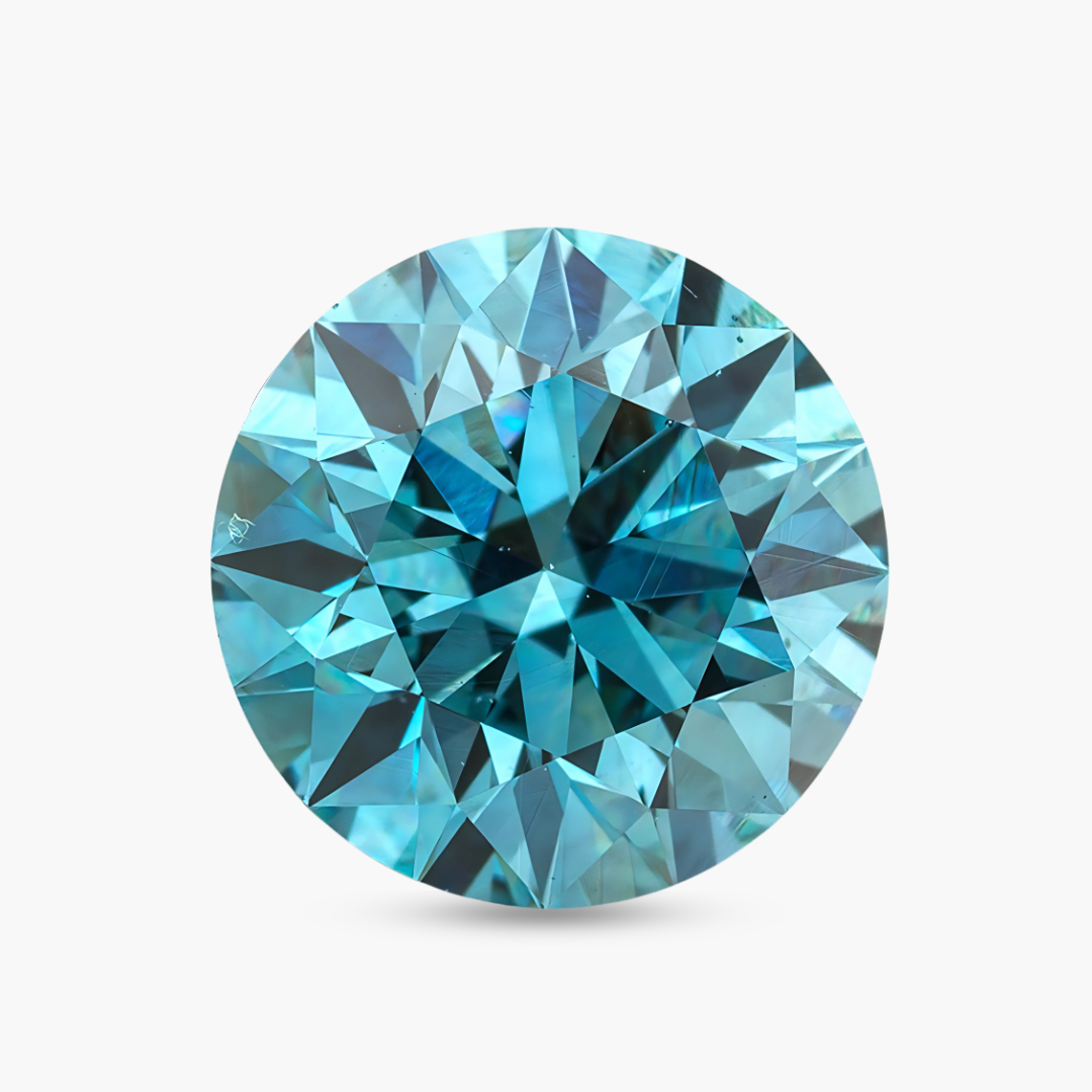 1.33 carats Aqua Blue Fancy Blue Natural Diamond (Treated) | GIA Certified | Saratti Jewelry