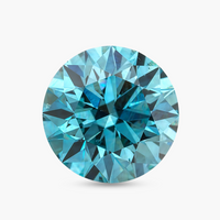 1.33 carats Aqua Blue Fancy Blue Natural Diamond (Treated) | GIA Certified
