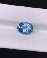 Aquamarine measuring 10.89 × 8.25 × 5.54 mm | SARATTI