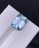 Aquamarine measuring 11.86 × 9.16 × 5.87 mm | SARATTI
