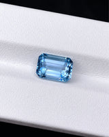 Aquamarine measuring 8.90 × 6.07 × 4.46 mm | SARATTI