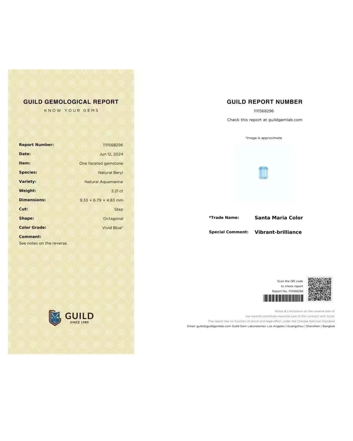 Aquamarine measuring 9.33 × 6.79 × 4.83 mm | SARATTI