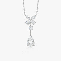 Petale de Lumière Lab Diamond Pendant Necklace