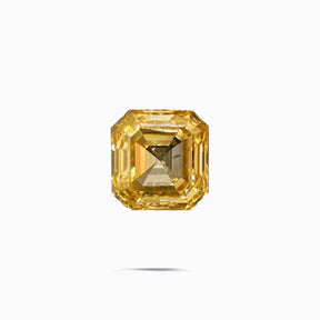 0.713 carat Asscher Cut Champagne Colored Diamond | Saratti Jewelry 
