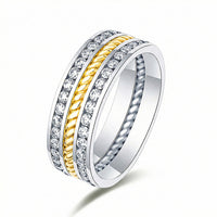 Aurelian Rope Diamond Wedding Band