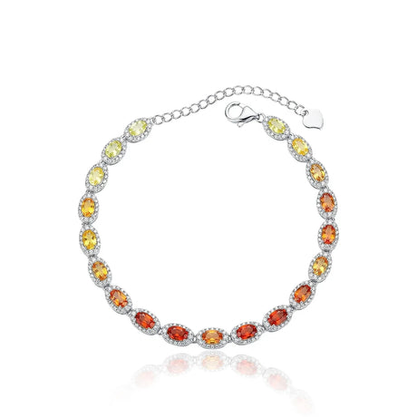 Aurora Whispers natural tourmaline bracelet front view | SARATTI