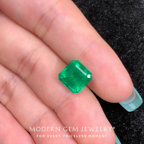 Green Emerald Gem for Jewelry | Modern Gem Jewelry | Saratti