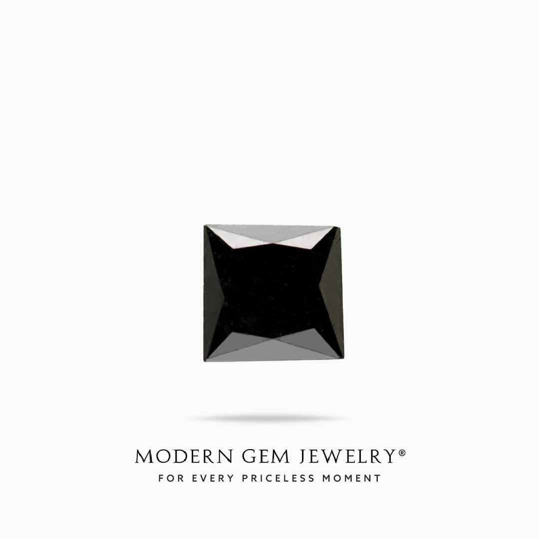 Princess Cut Black Diamond | Modern Gem Jewelry