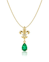 Bon Vivant Natural Emerald Necklace | SARATTI