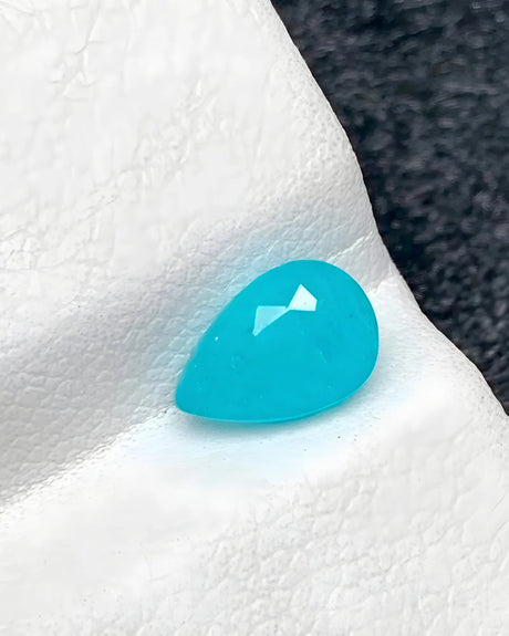 Brazilian Paraiba stone 1.26 carat pear shape AIGS certified - SARATTI
