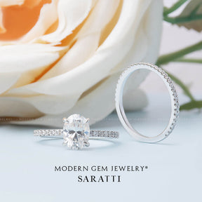 Hidden Halo Engagement Ring | Modern Gem Jewelry