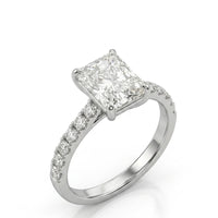 CANDICE • 1.5-carat Radiant Cut Diamond Ring in Platinum