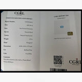CGRL Certified 2.97 Carat Santa Maria Aquamarine Octagonal