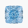 Fancy Vivid Blue Cushion Lab Diamond | Saratti