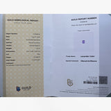 Certified Natural Lavender Sapphire Gemstone | SARATTI
