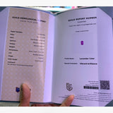 Certified Unheated Lavender Sapphire Gemstone | SARATTI