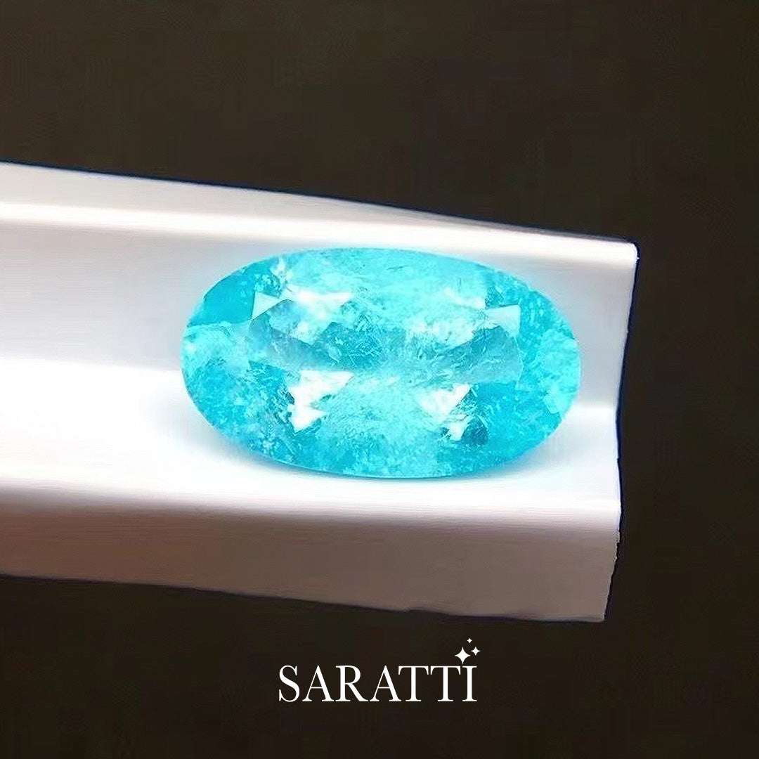 Certified natural Paraiba tourmaline 2.17ct | SARATTI
