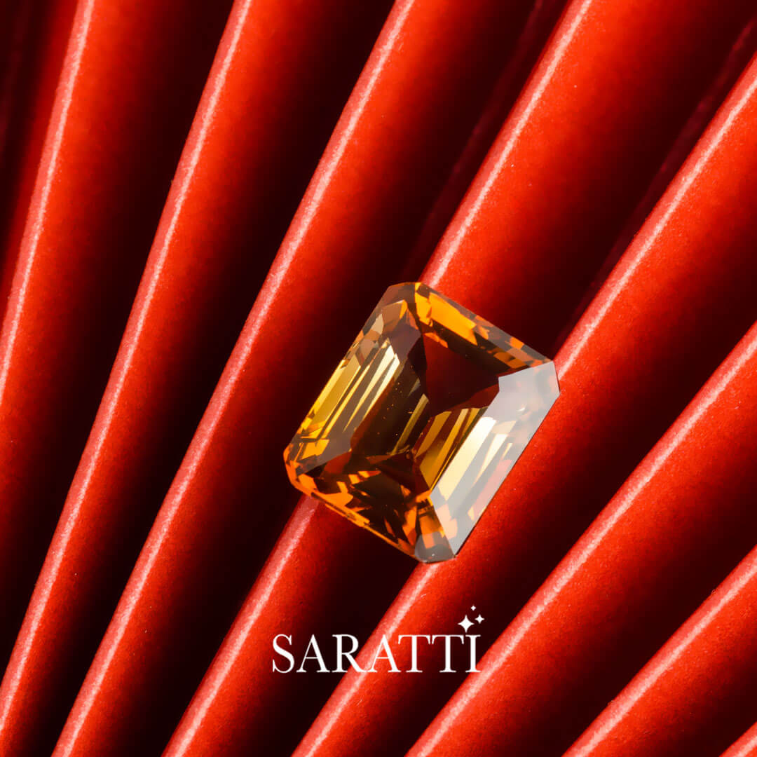 champagne colored 10 carat imperial topaz