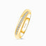 Yellow Gold Oblong Channel Set Diamond Eternity Wedding Band | Saratti