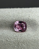 Close-up of Burmese Pink-Purple Spinel showing natural tonal variation | SARATTI