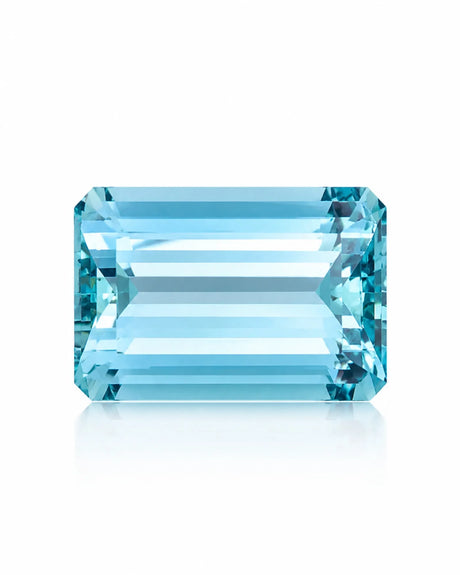 Close-up_of_octagonal_Aquamarine_linear_step-cut_reflections_SARATTI