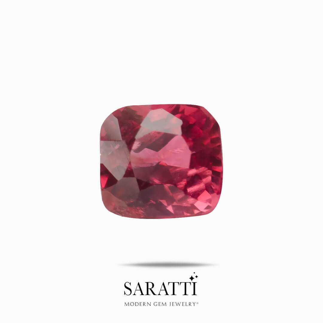 Romantic Pinkish Red Natural Spinel - 0.33 Carat | Modern Gem Jewelry | Saratti