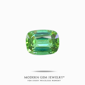 Vivid Green Tourmaline Gem | Modern Gem Jewelry | Saratti