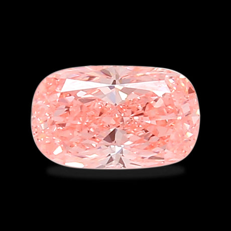 Cushion Cut Treated Pink Natural Diamond | Saratti