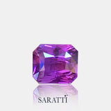 Cushion Cut Natural Sapphire 5.97 × 5.54 mm | SARATTI  

