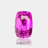 Cushion Cut Natural Sapphire 8.26 × 5.40 mm | SARATTI  
