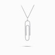 The Silver Secretary Pendant Necklace | Saratti 