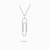 The Silver Secretary Pendant Necklace | Saratti 