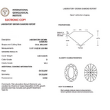 D Colored Lab Grown Diamond Certificate | Saratti
